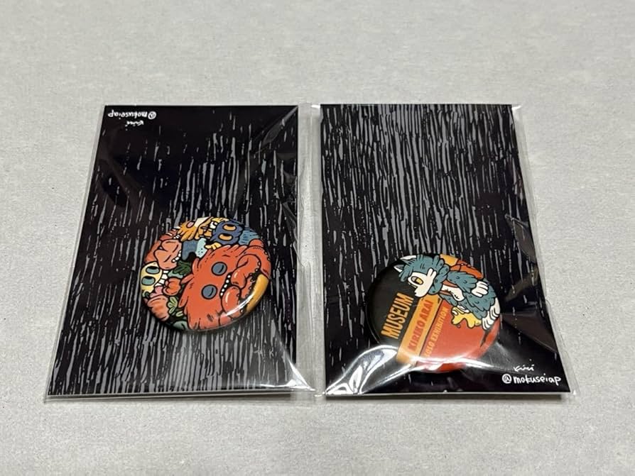 Amazon | MUSEUM あらいきりこ個展 限定 缶バッジ 4種セット